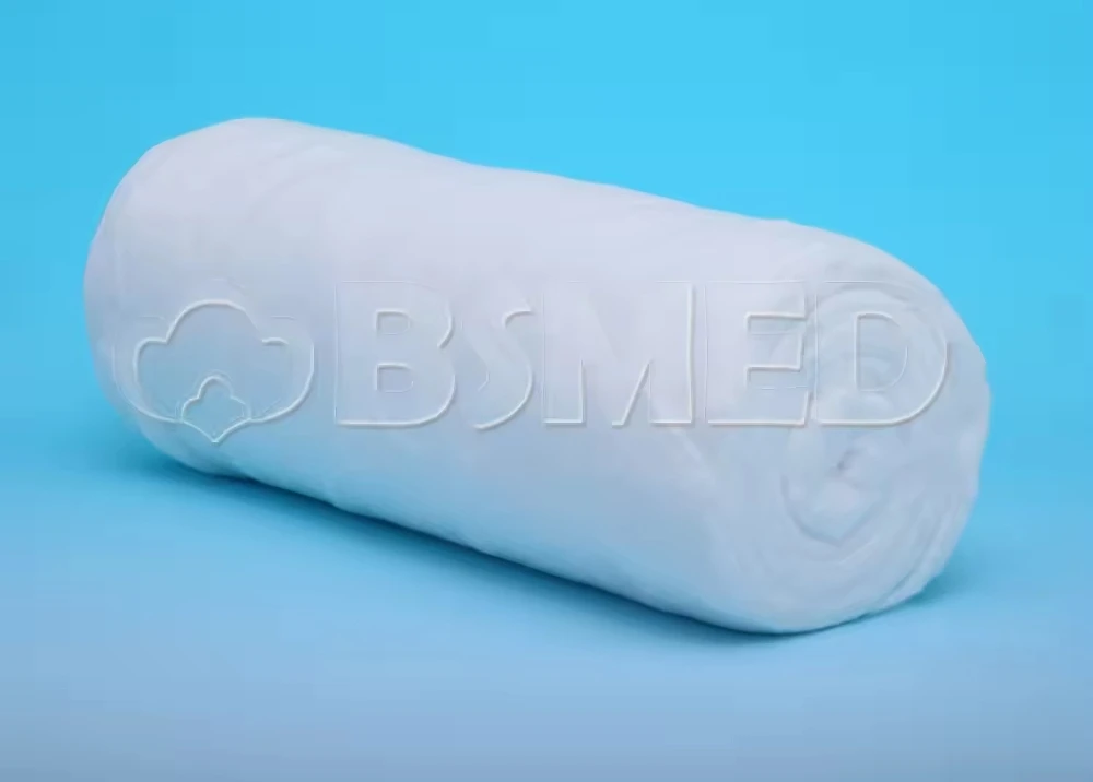 Bleached Comber Noil Cotton Rolls