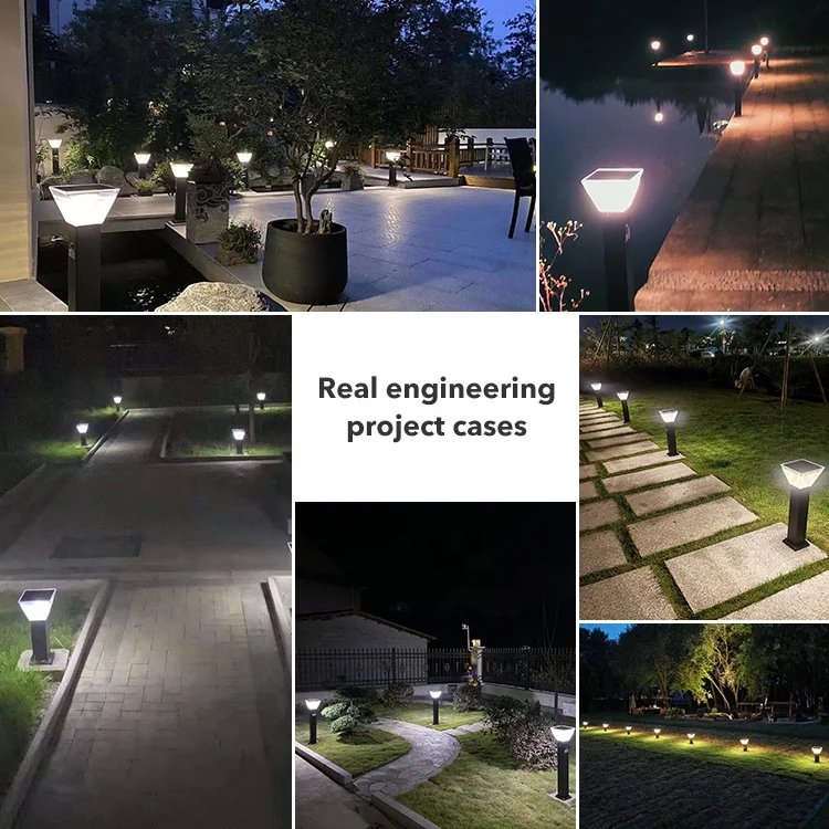 6400 мАч большая батарея на солнечной батарее уличная дорожка декоративная Ландшафтная водонепроницаемая лампа Светодиодная Солнечная для газона садовые огни