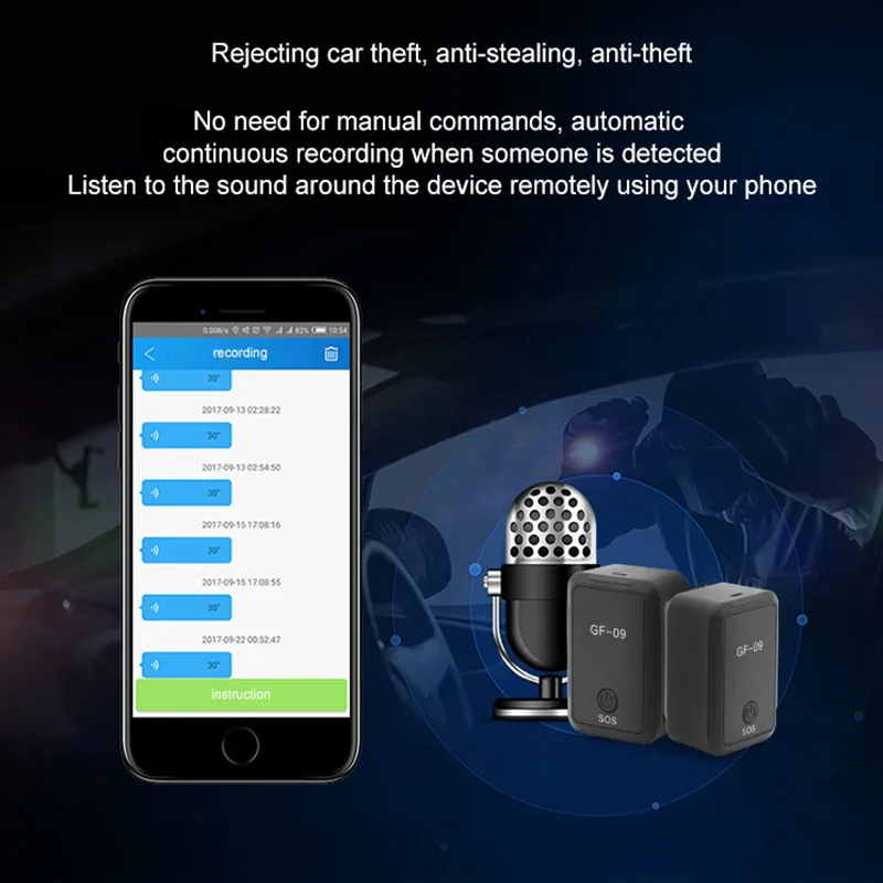 2022 gf09 new high power battery module real time kids small tracking device baby pet car mini gps tracker