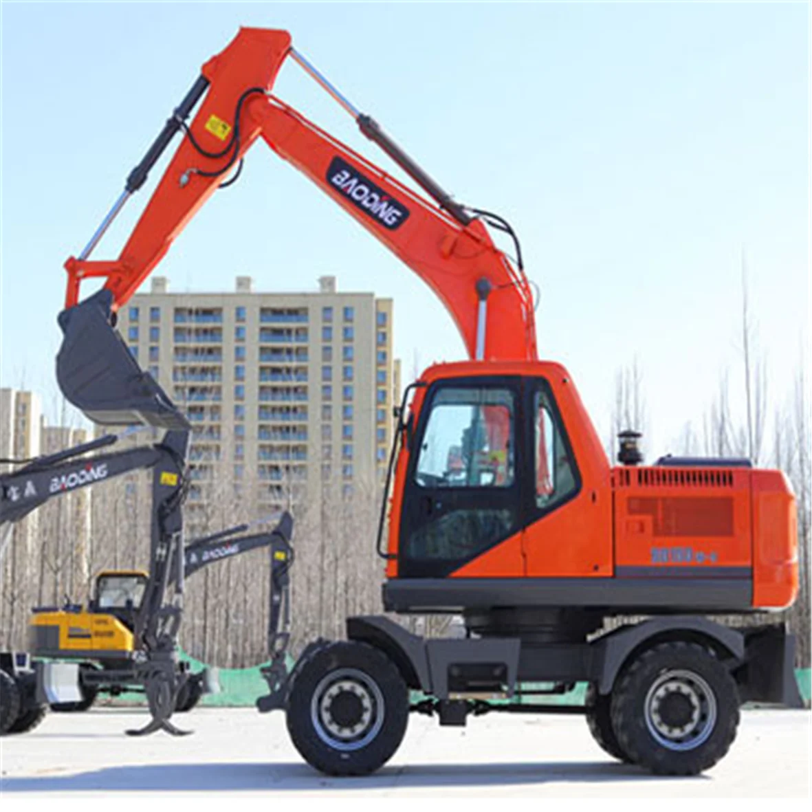 Forestry excavator loader machine wood log loader BD150W price