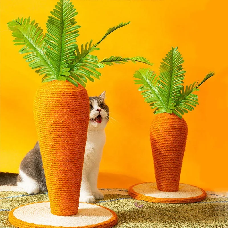 Оптовая продажа, симпатичная Когтеточка, игрушка, котенок, сизальная веревка, Когтеточка, скребок, игрушки, картонная упаковка, кошачьи деревья для больших кошек, Веселая игра