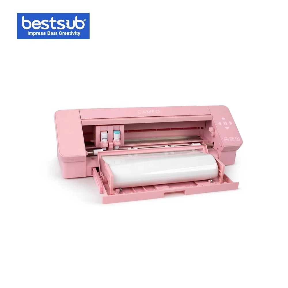 
SILHOUETTE Cutter Plotter CAMEO 4 paper vinyl Cutting Plotter Machine SILH-CAMEO-4-PNK 