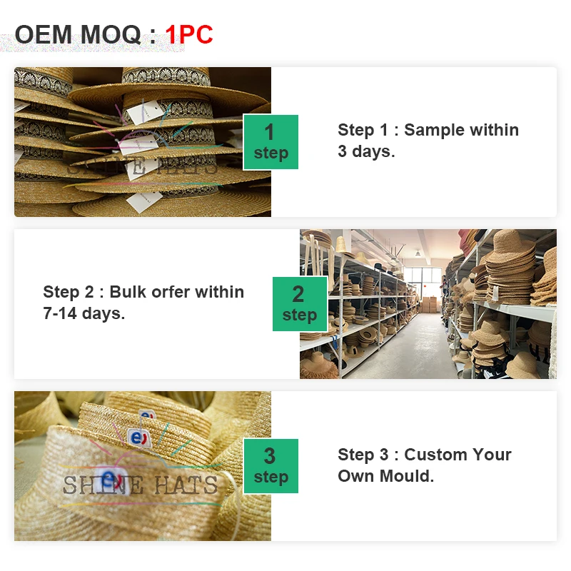 Shinehats Fashion Vintage Cowboy Chapeau Femme Custom Women Beach Designer Sombreros Sun Summer Wide Brim Panama Straw Hats