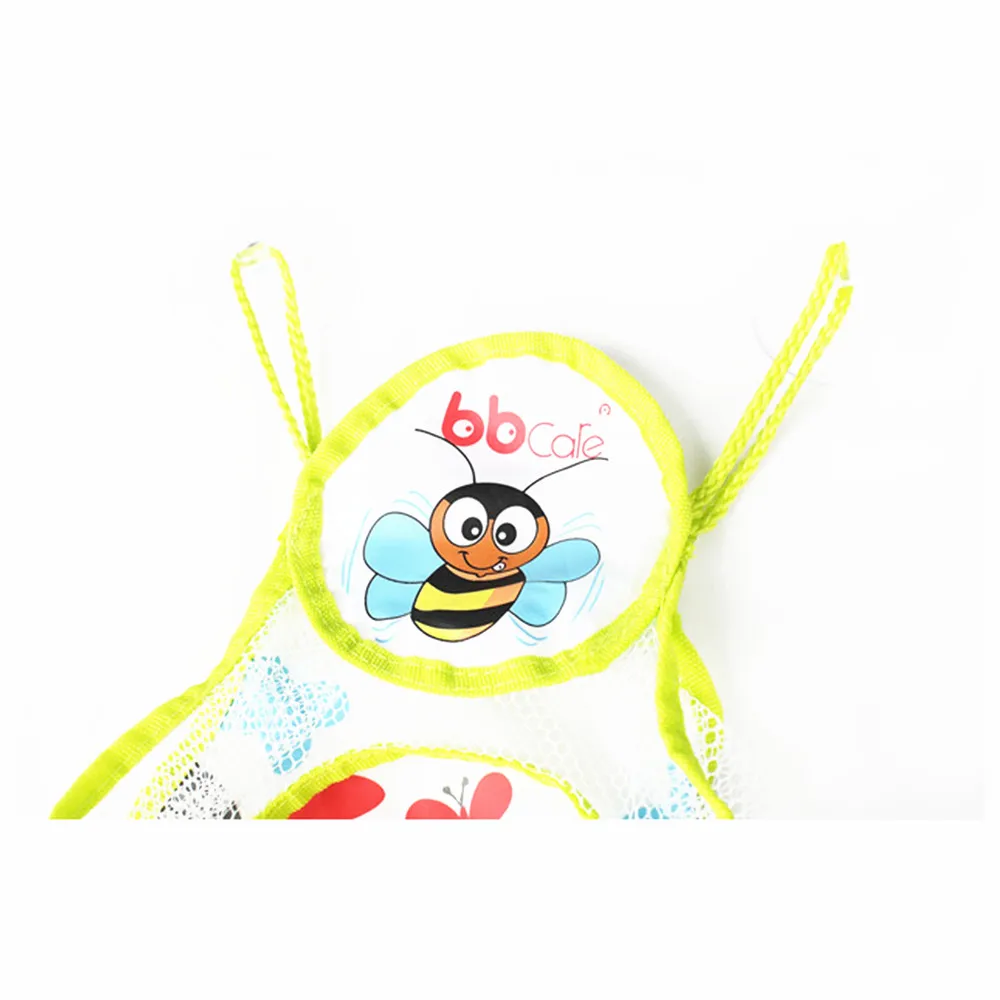 BBCare Eco-Friendly Fabric Bath Toys Storage Net Bag Cute Multi-Functional Foldable Organizer Baby/Kids/Children Large Travel