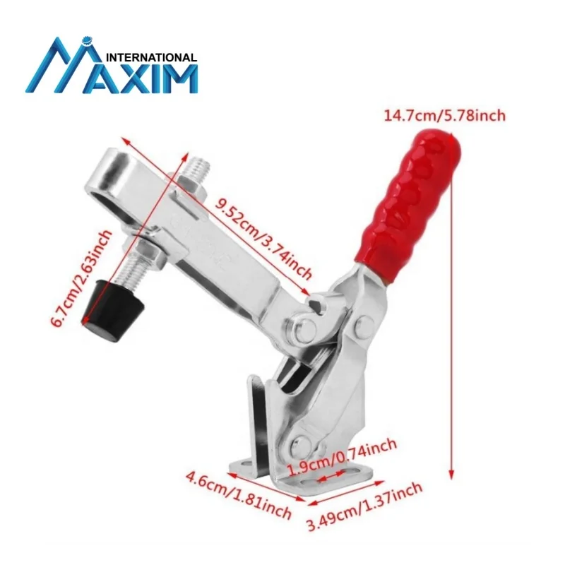 304 Stainless Steel Hold Down Quick Release Horizontal Toggle Clamp
