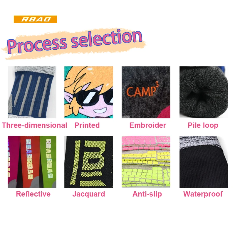 Rbao fashion Medium tube socks summer thin stockings embroidery personality women socks wholesale