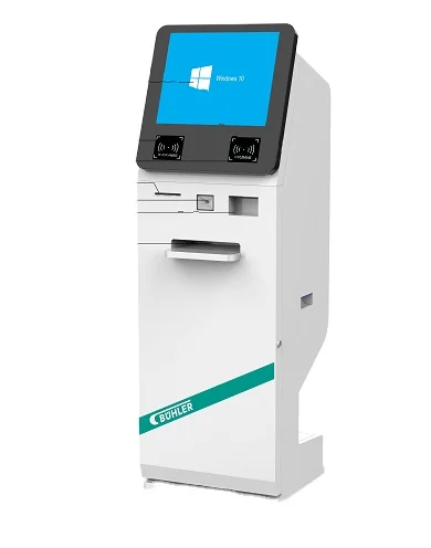 Двусторонний сенсорный экран считыватель Nfc Qr-сканер самообслуживание киоск для сканирования документов A4 и печати с программным обеспечением
