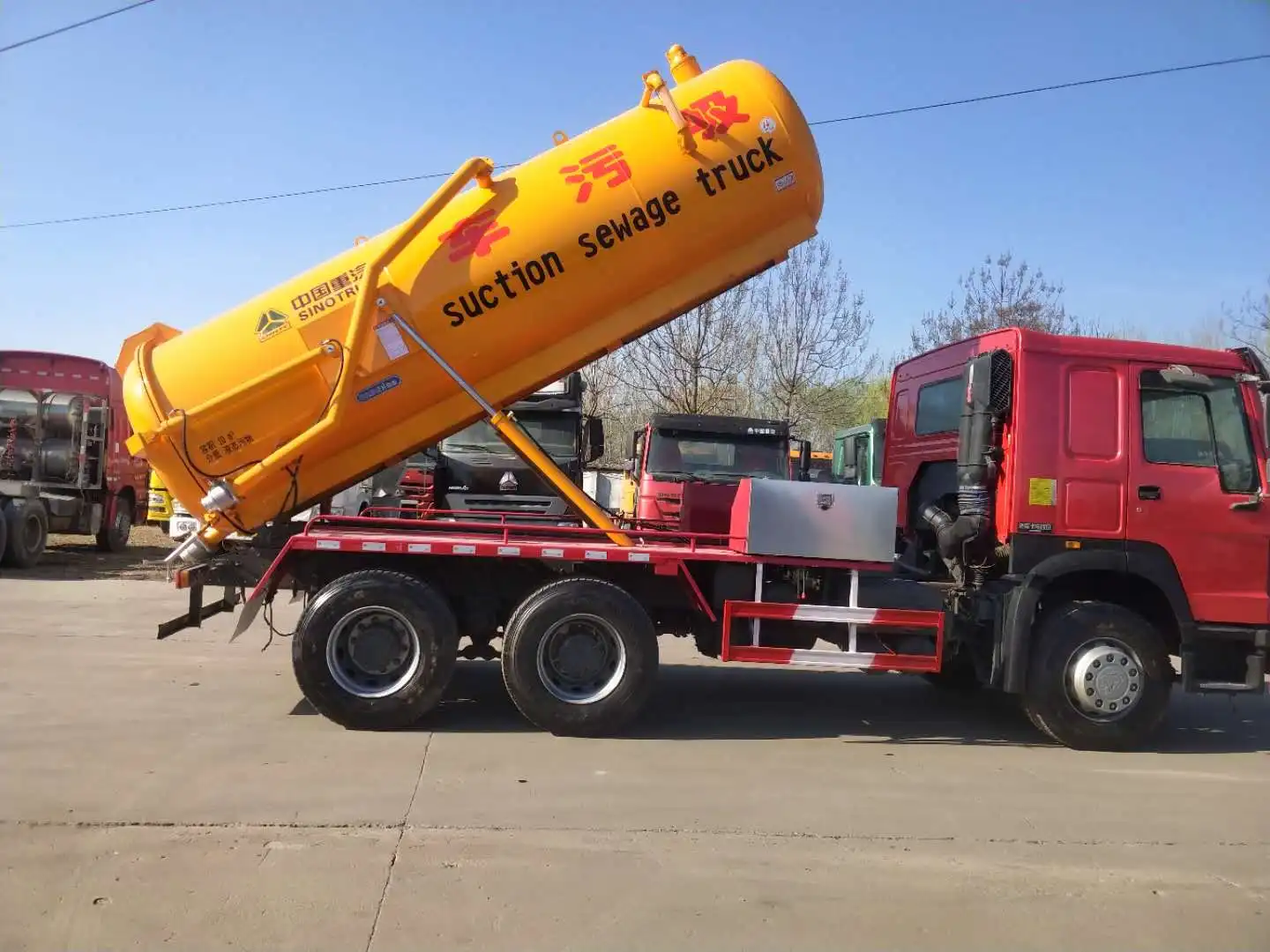 Used HOWO suction Sewage Truck
