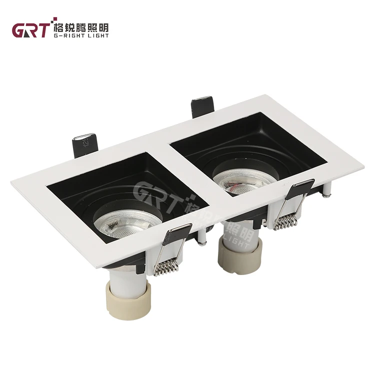 Energy Saving Double Head Aluminum Spotlight Customizable Wattage Smd Cob Led Spot Light