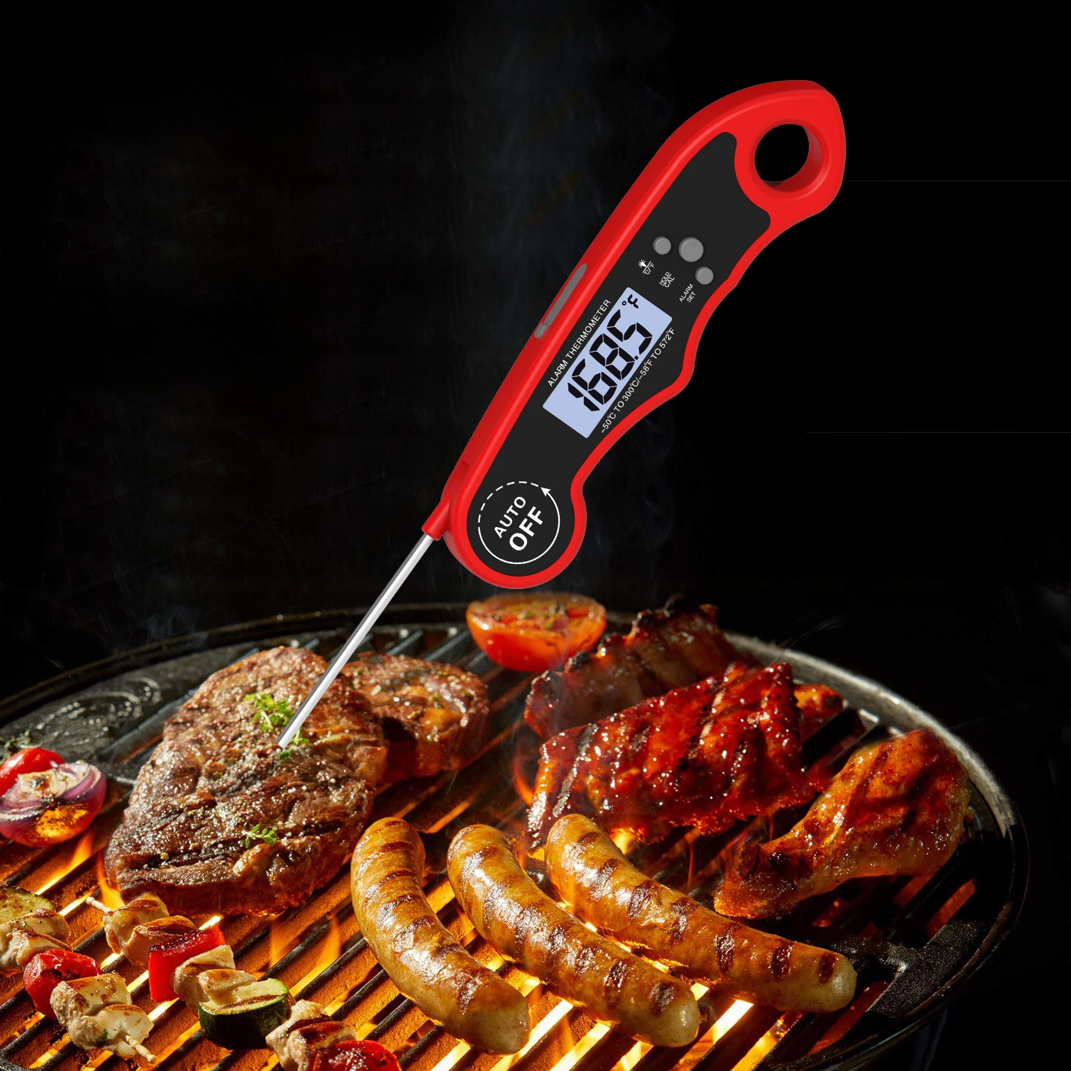BBQ Cooking Thermometer Electric Cooking Thermometer For Kitchen Grill BBQ Smoker Liquids
