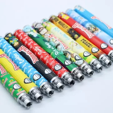 
New twist 1100mah adjustable voltage battery with charger cookie vape 510 battery thread backwood battery 