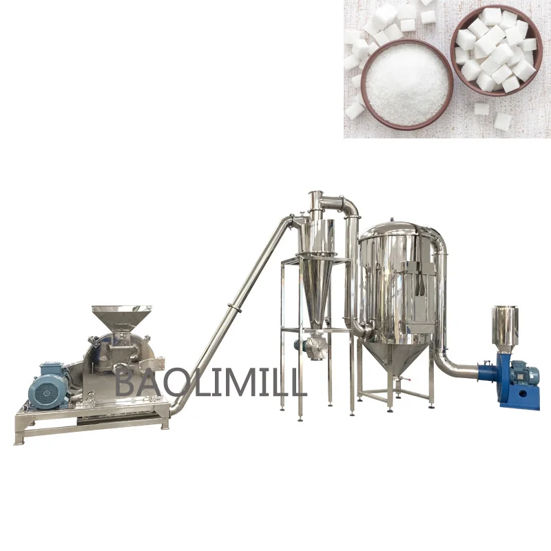 
Powdered icing sugar grinding machine for sugar powder making machine  (60803065965)