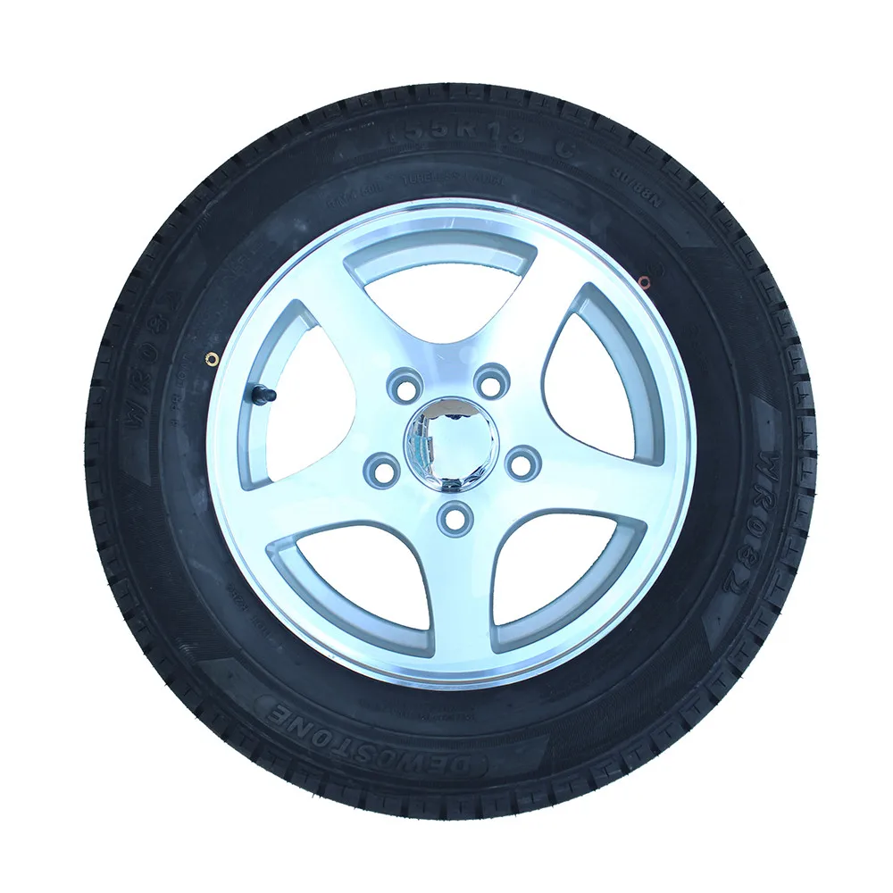 hot sale 155R13C tire with aluminum wheel