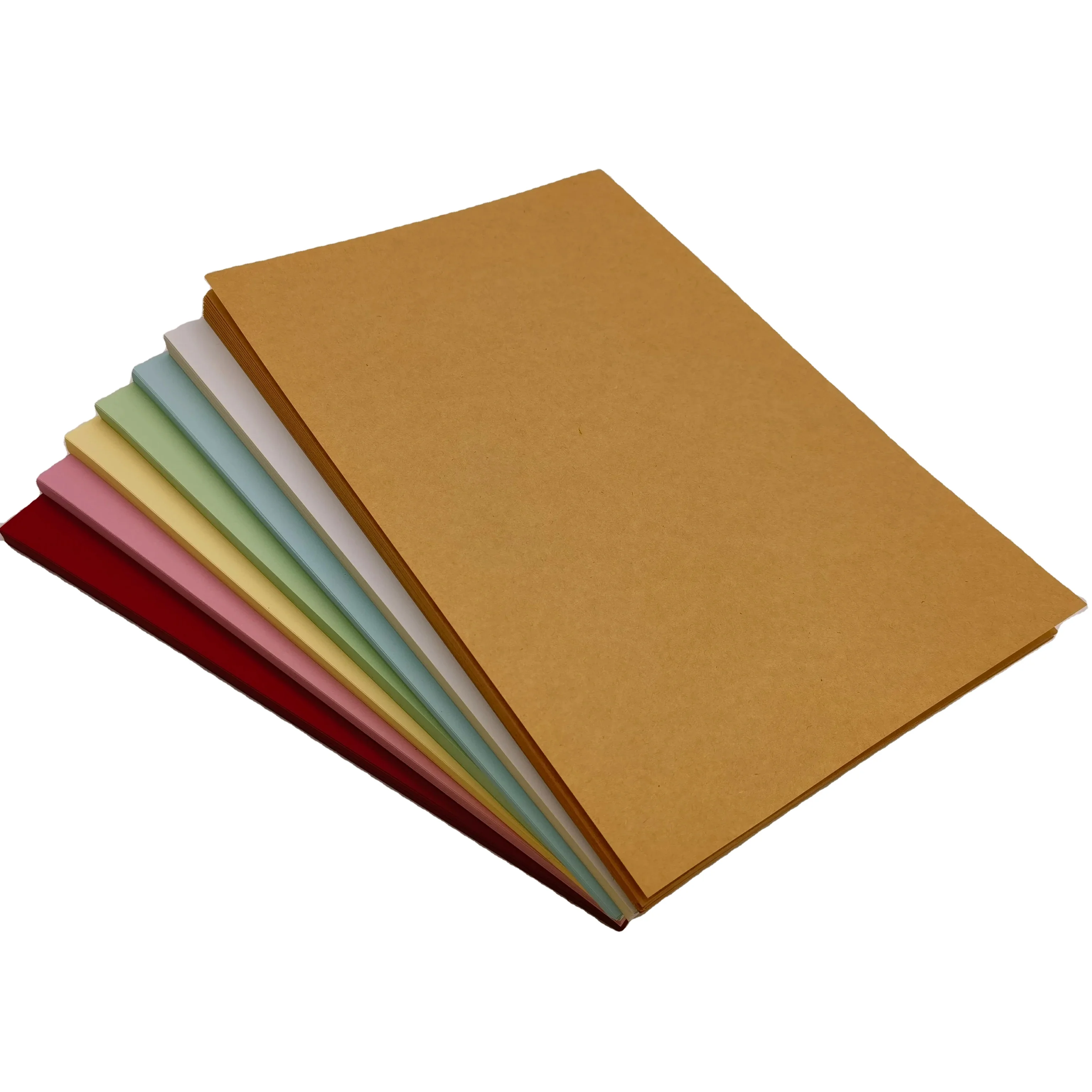 Mixed Color  Paper A4 Matte Custom Sticker Colorful Label Stickers Color Cardstock Self-adhesive DIY paper a4 sticker