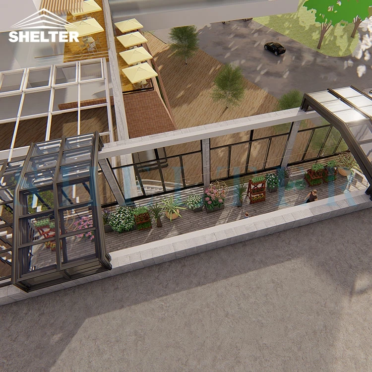 Customized Commercial Insulated Rooftop Sunrooms for Residential Design