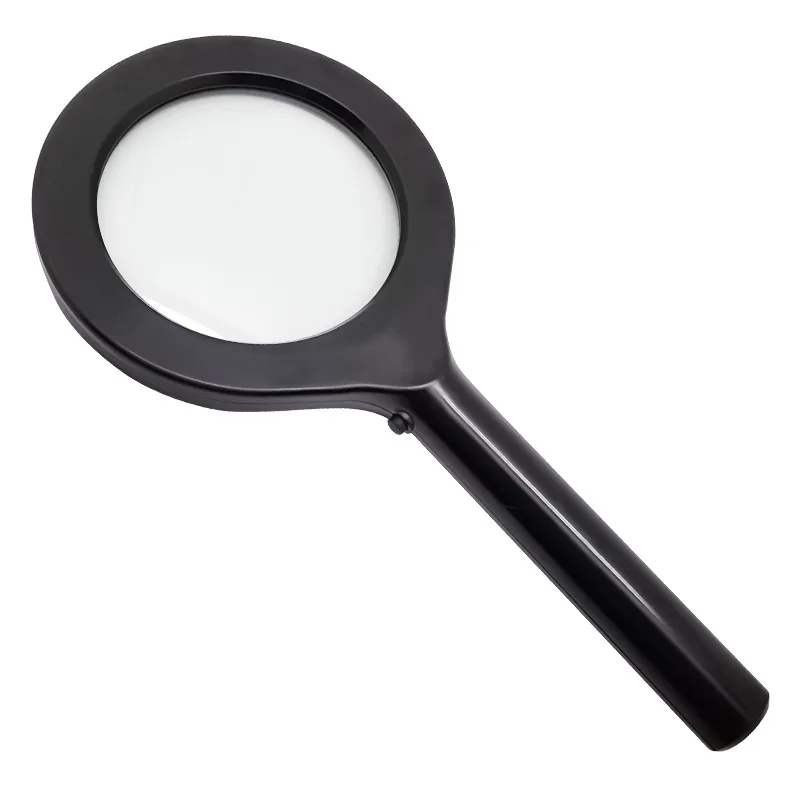 Wholesale 3x glass handheld COB led magnifier with Rechargeable battery for elder use