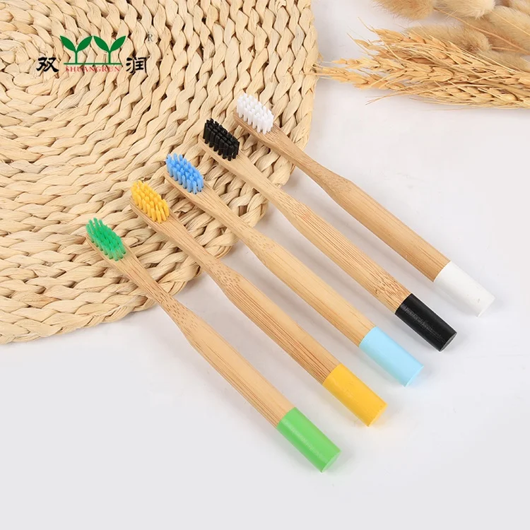 
BT-KCO-001 100% Biodegradable Soft Baby Bamboo Toothbrush 