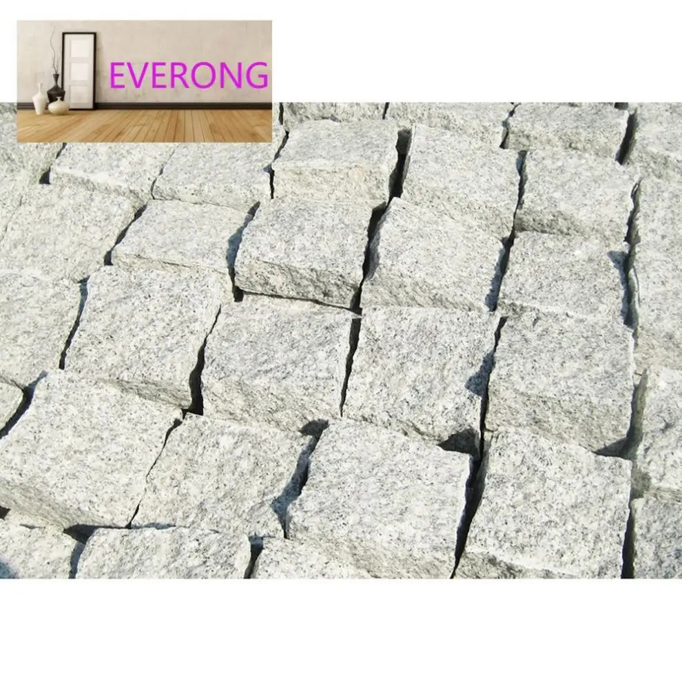 Eeverong оптовая продажа высокое качество дешевая дорожная дорожка для патио Гранитная Брусчатка брусчатка куб