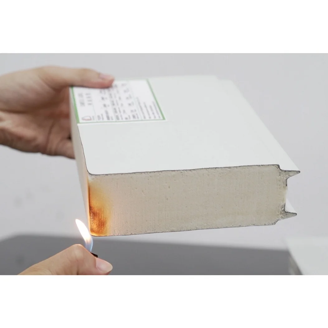 China Insulation Foam Board Clean Room Pu Polyurethane 100mm Sandwich Panel With Film-coated Packaging And Shipping
