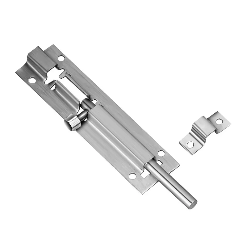Door Lock Bolt Barrel Sliding Latch Lock with Screws for Bathroom Toilet Shed Door Furniture Pet Gate