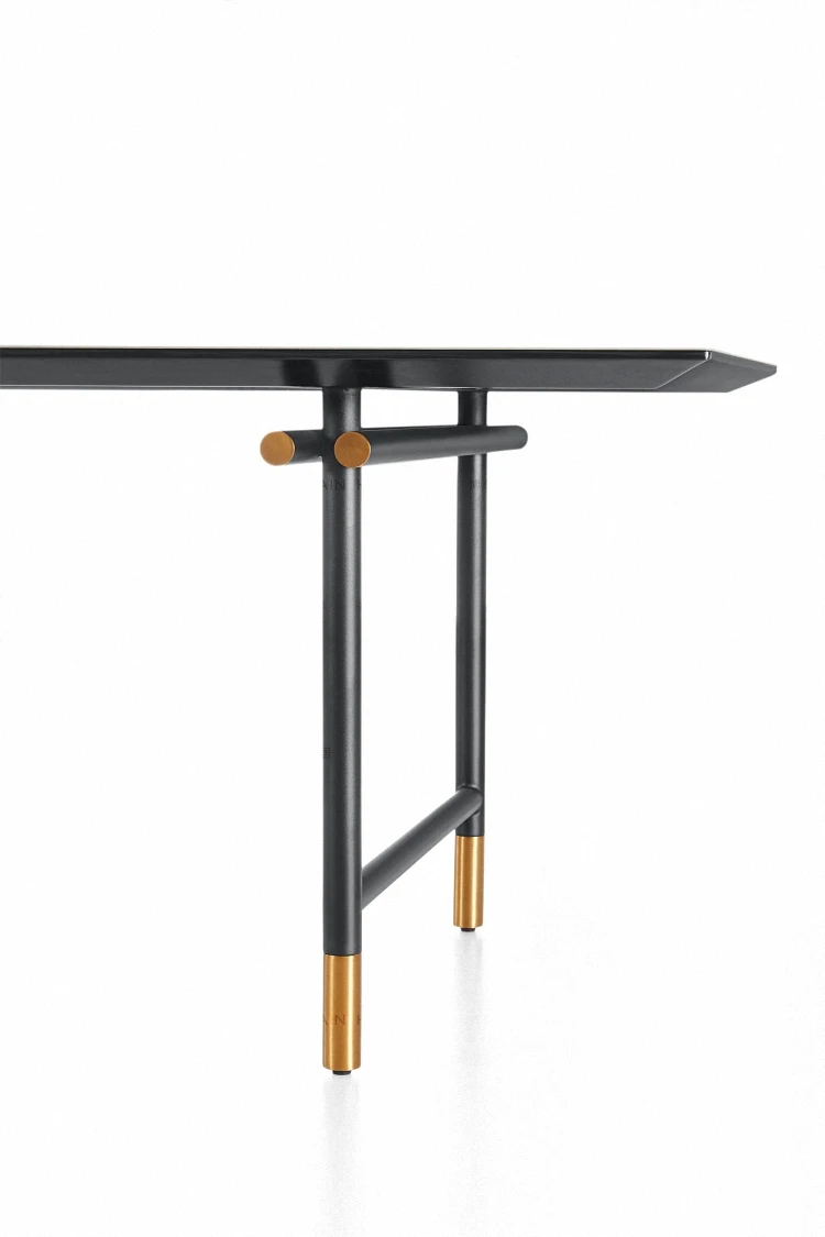 High Quality Modern Dining Room Restaurant Marble Top Dining Table With Metal Leg