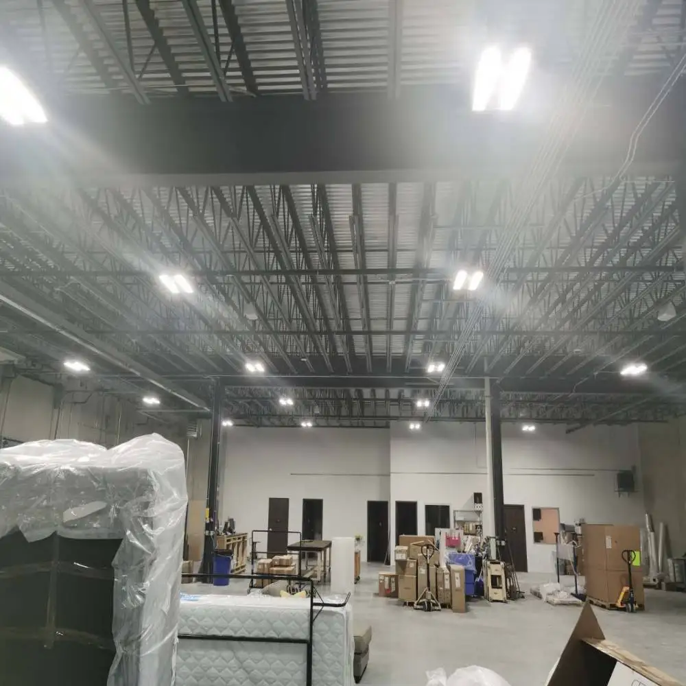 LED Linear High Bay Light 100W 130W 165W 200W  DLC premium Warehouse Garage Lamp