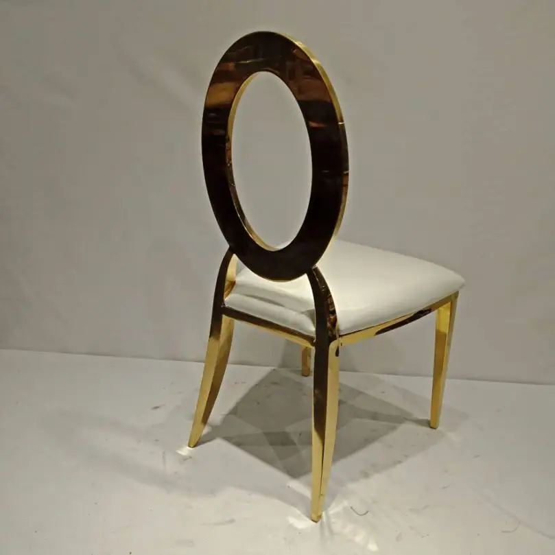 Роскошный свадебный стул из нержавеющей стали, золотые стулья для мероприятий