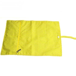 Eco Friendly reusable cutlery storage bag travel camping portable dining mat placemats hyacinth placemats