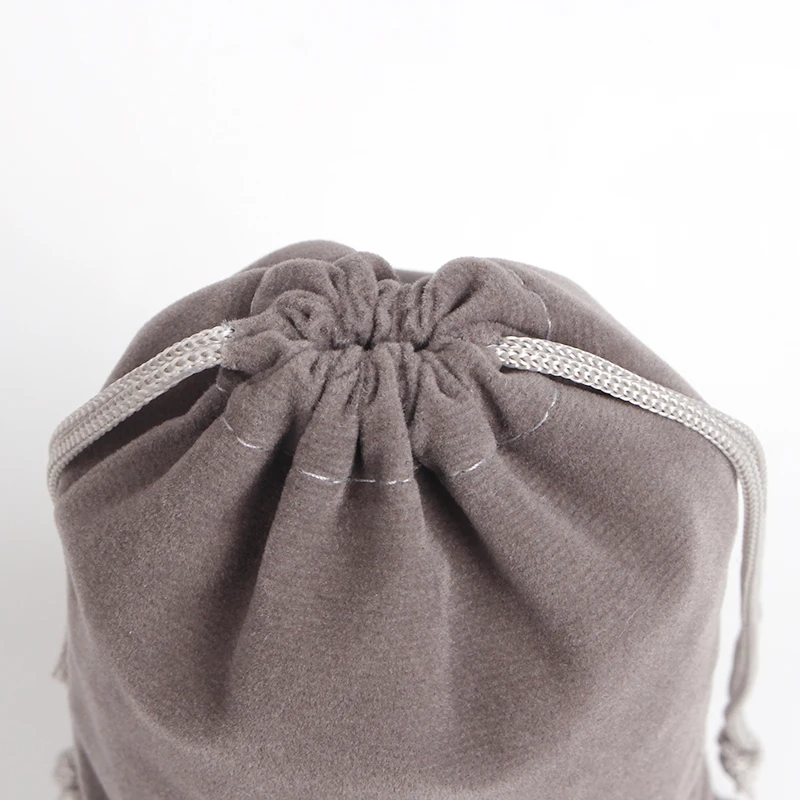 Stock Red Assorted 9 Colors 7*9CM Watch Jewelry Wrapped Velvet Drawstring Pouch Bags