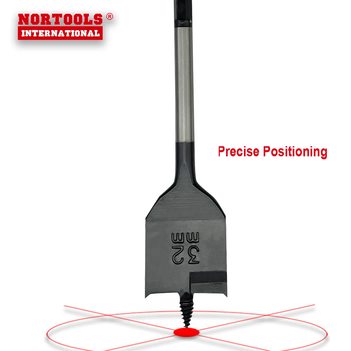 Fast Drilling Spade Flat Wood Core Drill Bits With Screw Tip