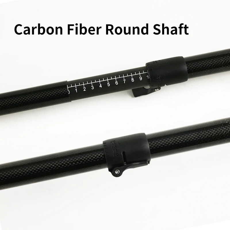 HOFi Adjustable Wing Blade Carbon Kayak Paddle Transparent Fiberglass with 3K Plain Weave Carbon Fiber round Shaft
