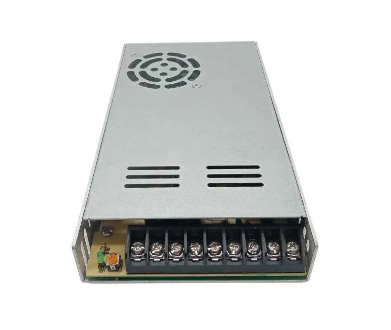 Alu Housing IP20 Square Ultrathin DC48V 350W Power Supply With Fan Constant Voltage LED Driver