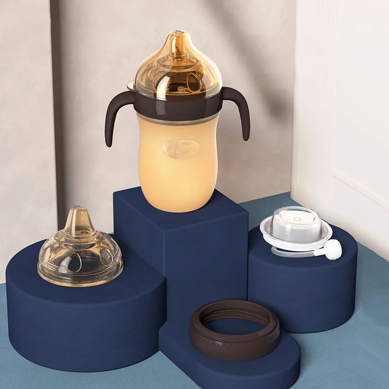 2021 Liquid Silicone Baby Feeding Bottle