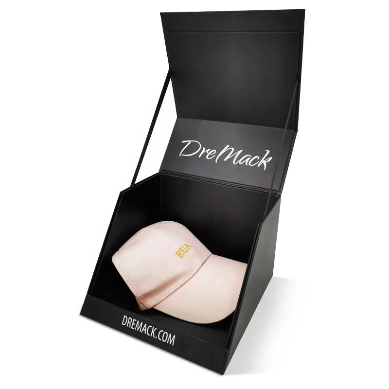 High Quality Custom Retail Counter Cardboard packaging BaseballCap Display Box For Hat package