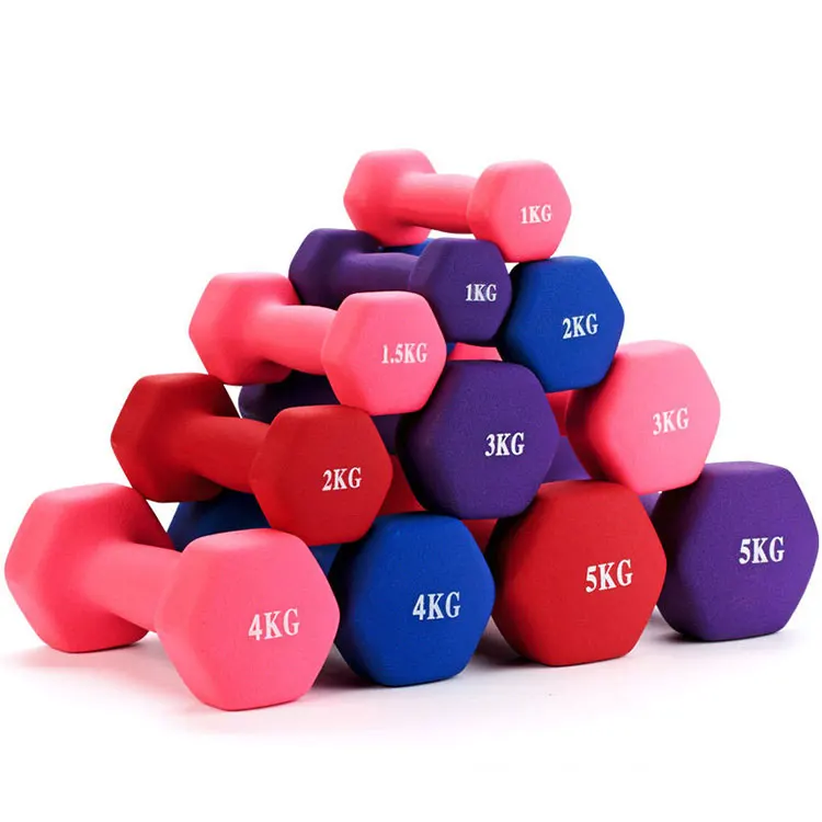 Basics easy grip workout dumbbell neoprene coated d ring neoprene dumbbell neoprene dumbbell set