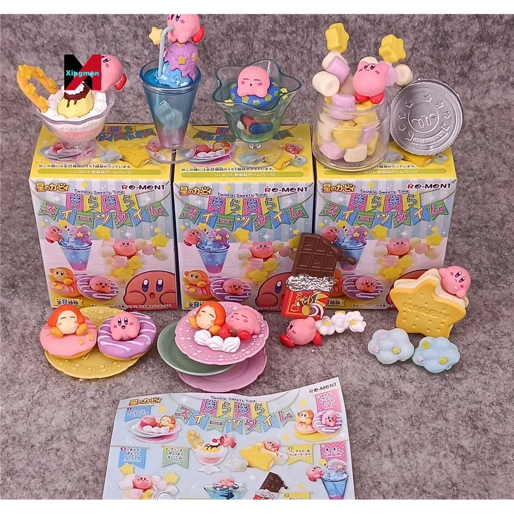 Pvc 8Pcs/Set Model Toy Anime Mystery Kirby Super Star Action Figure for Desktop Decoration Blind Box Toys