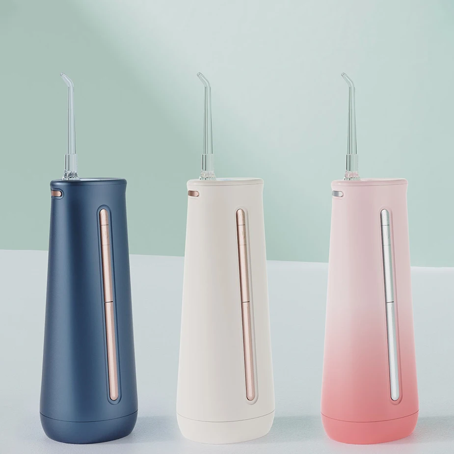 Dental Water Flosser with Toothbrush and Massage Function Water Flosser for Sensitive Teeth Rechargeable Cordless Oral Irrigator