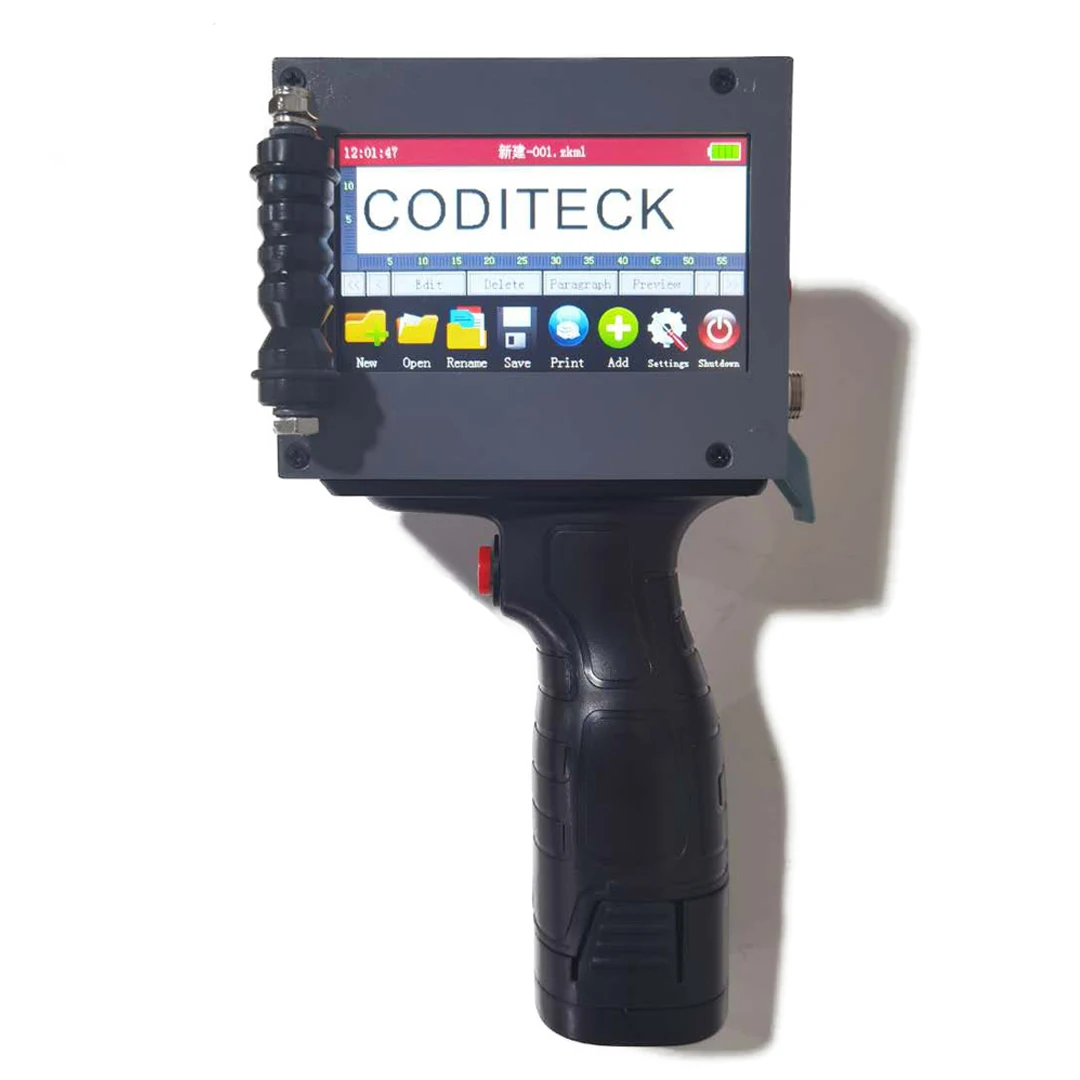 Coditeck factory price 25.4mm handheld inkjet printer