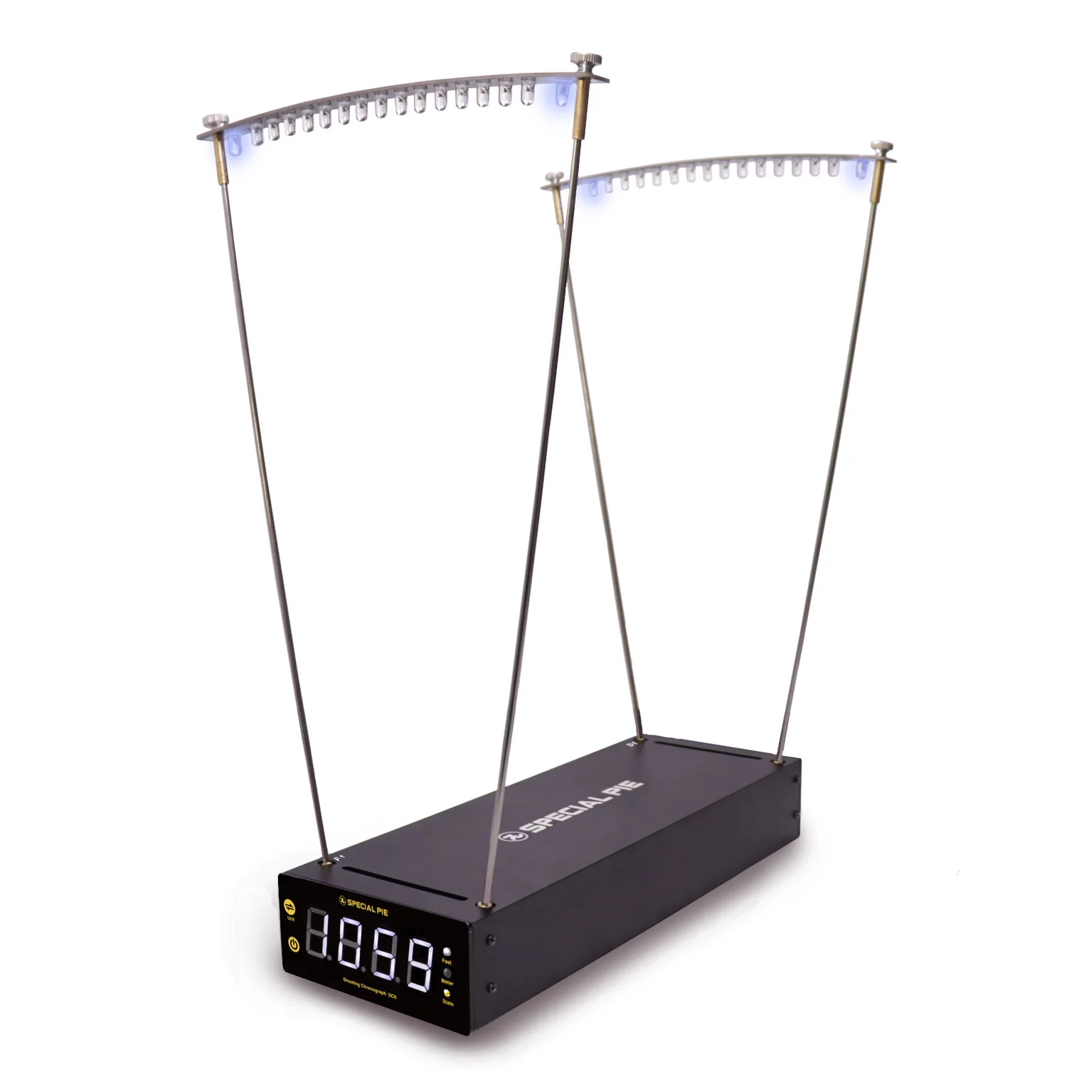 Shooting Chronograph Supports Bluetooth connection to the timer, fast reading, and automatic voice broadcast of the speed.