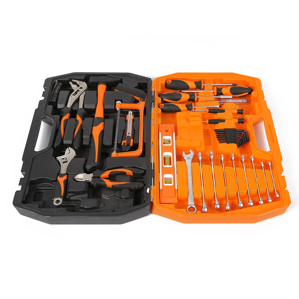 85PCS auto repair tool set household toolkit and mechanic tool set for wholesale purchaser and customized service