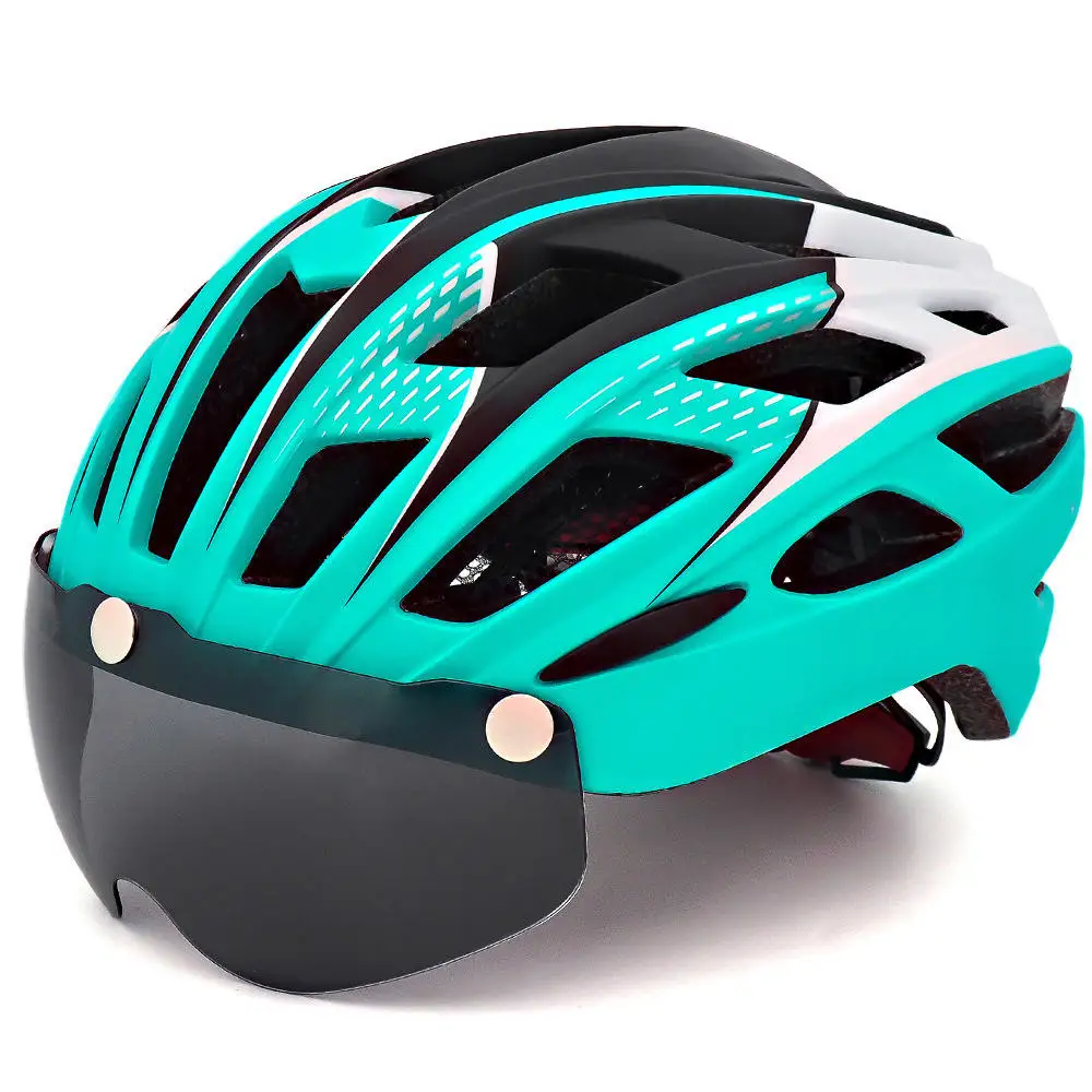 CHOOYOU custom 2022 Sports safety wind mirror integrated molding road mountain bike helmet adult riding helmet