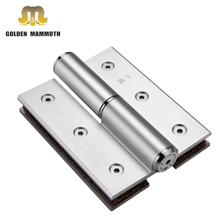 Glass Door silent Space Aluminum Hydraulic Closer Hinges BH-type Soft Closing Hinge for Office Door