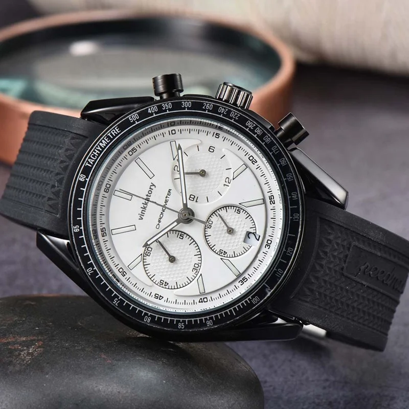 High Quality wholesale Luxury Original Brand Classic  Business Multifunction Clock Jewelry Bracelet Sports Quartz Watch for Men