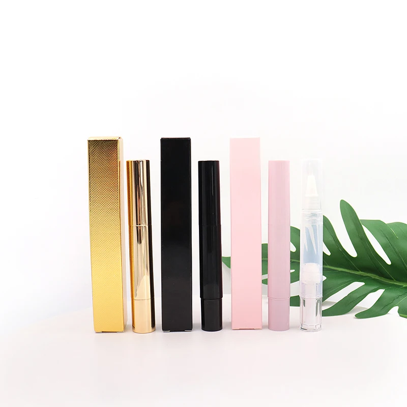 2x2x10cm kraft paper tube packing box dropper bottle cardboard Lipstick Perfume box holographic Small Paper Boxes