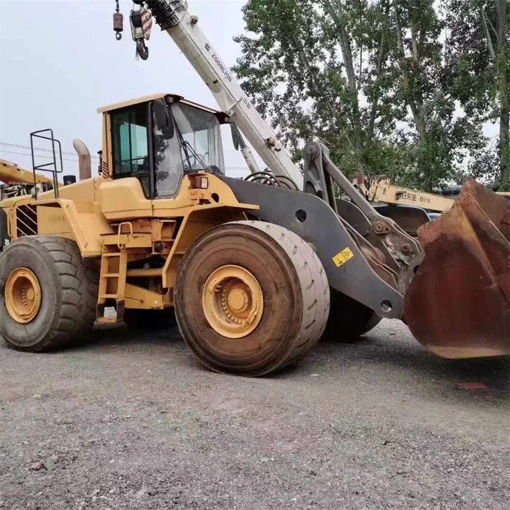 High Quality Good Condition Used Volvo Front Loader 220 Wheel Loader in stock for sale