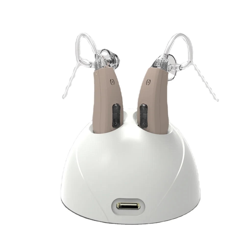 Высококачественный Невидимый перезаряжаемый слуховой аппарат с управлением через приложение