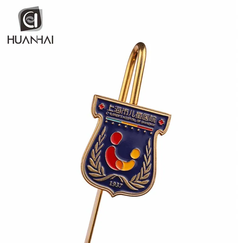 Сделанные на заказ канадские подарки, эмалированный логотип, железные металлические закладки для книг