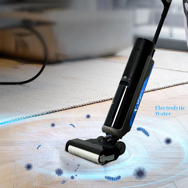 14000pa 2 In 1 Upright Stick Rechargeable Cordless Wireless Vacuum Cleaner Wet Dry Self Cleaning