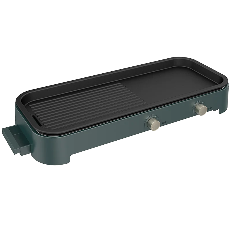 2 in 1 electric hot pot grill multi cooker grill HY-6316 for sale