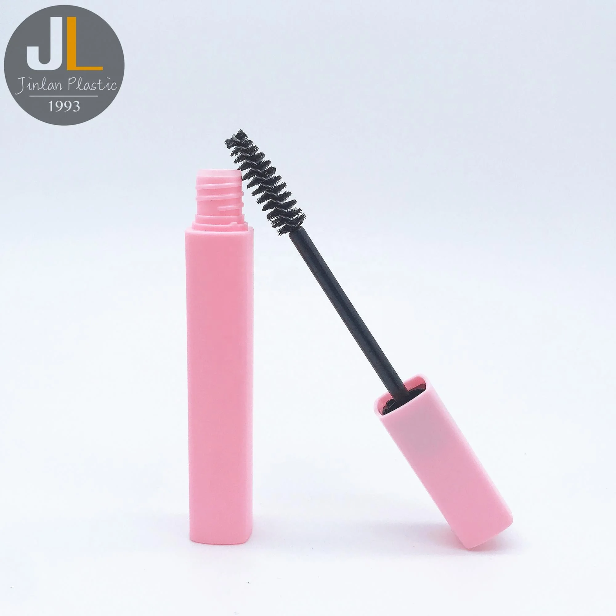 Тюбик для туши с кисточкой пустой пластик [11,50 мл] низкая цена розовый квадратный логотип клиента допускается 11,50 мл ISO9001 CN;ZHE